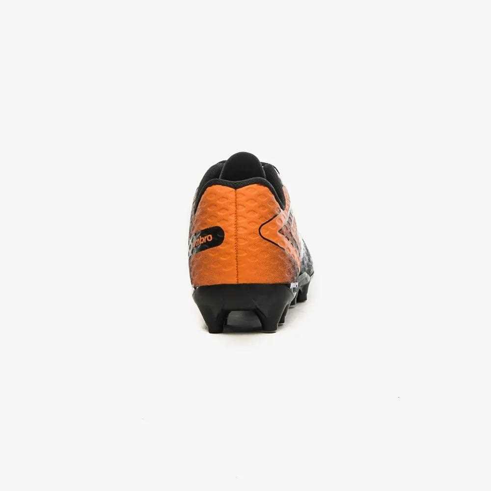 Chuteira Campo Umbro Infantil Warskin Jr Preto 6