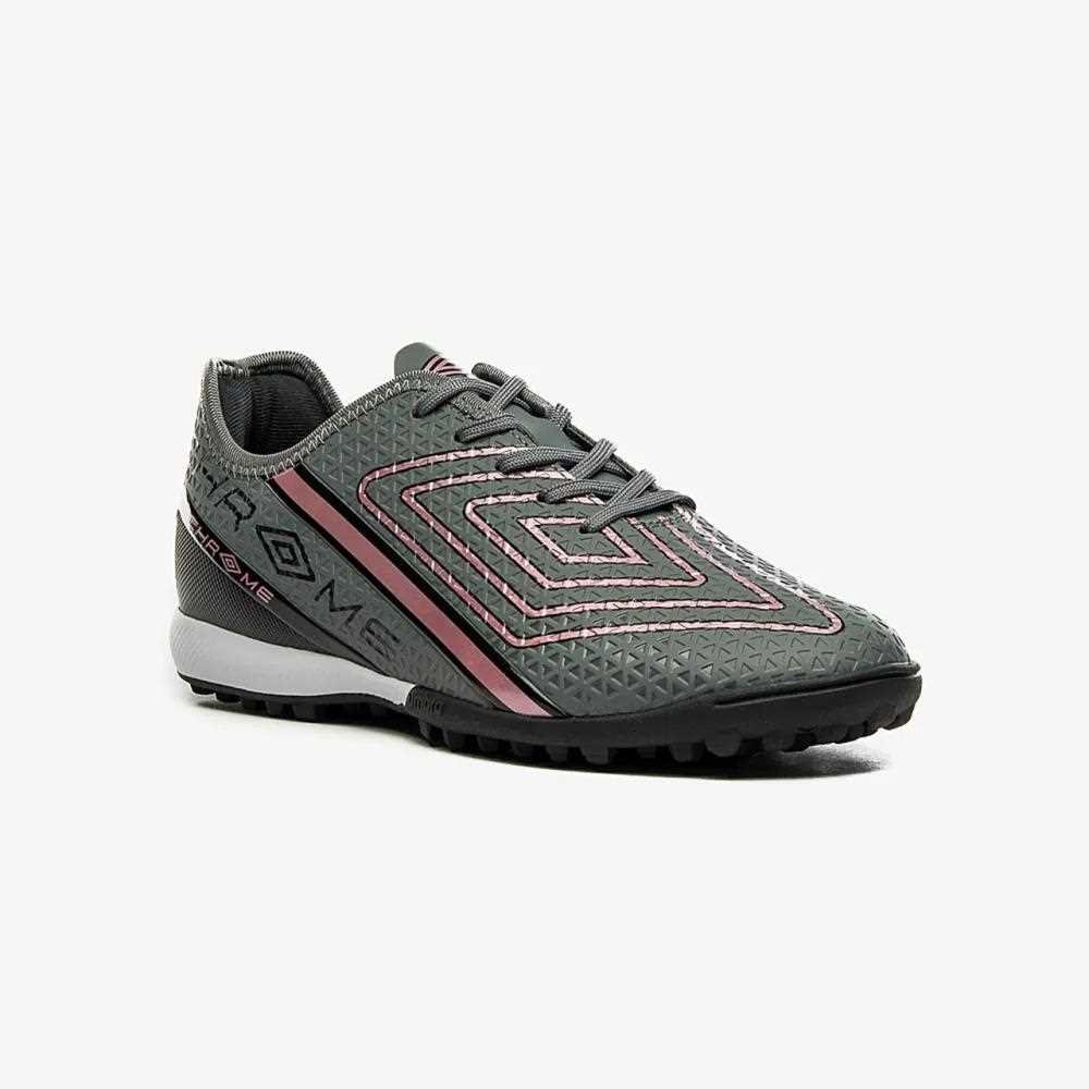 Chuteira Society Umbro Chrome Cinza 2