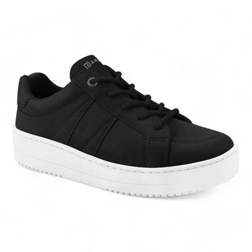 Tênis casual ramarim feminino 2391222 Preto 2