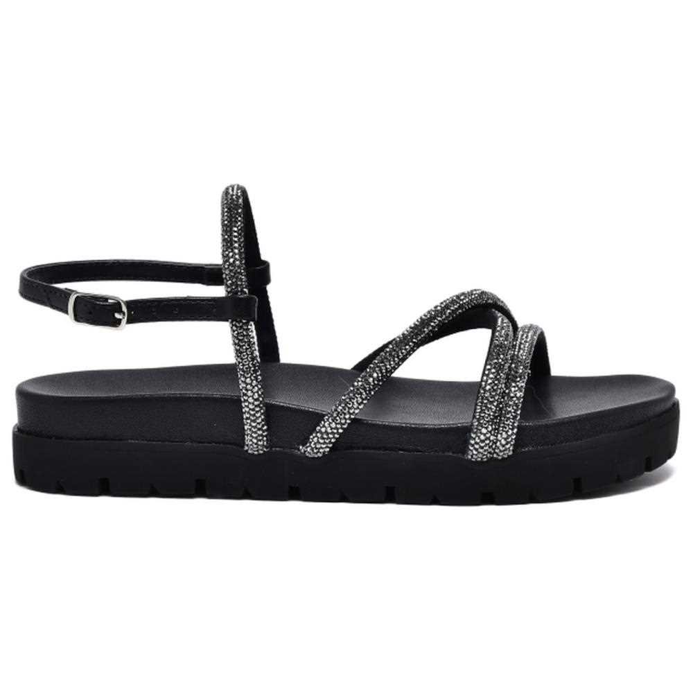 Sandália Papete Via Marte Feminina 23-17203 Preto 2