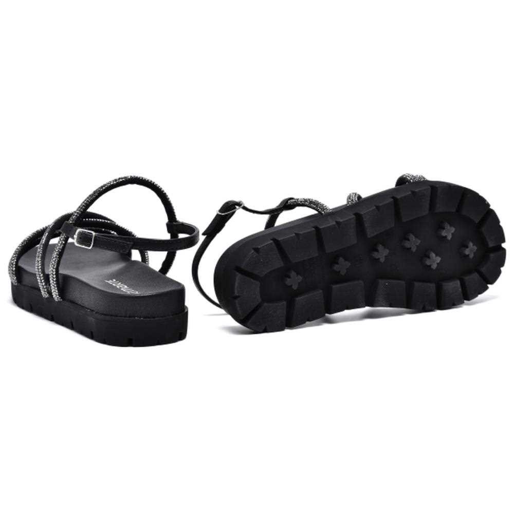 Sandália Papete Via Marte Feminina 23-17203 Preto 4