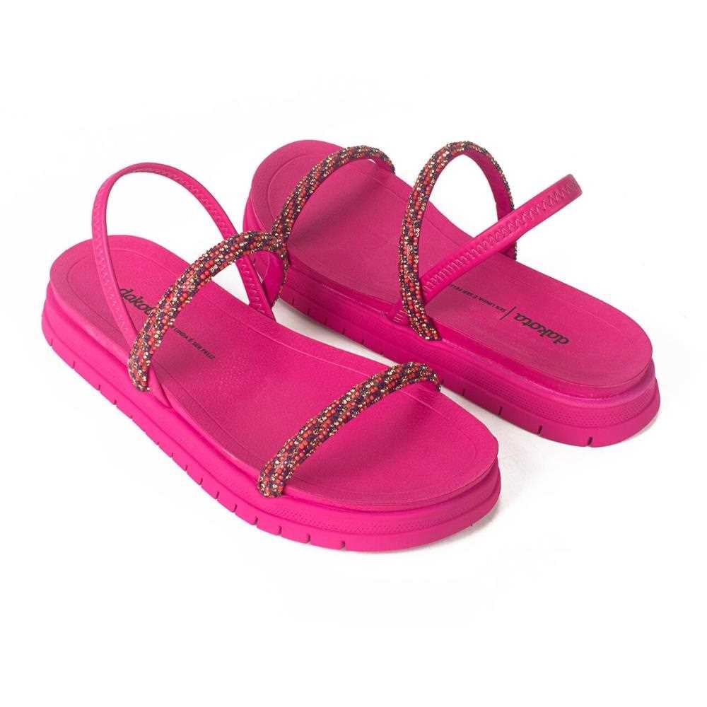 Sandália Papete Dakota Feminina Y6891 Rosa 2