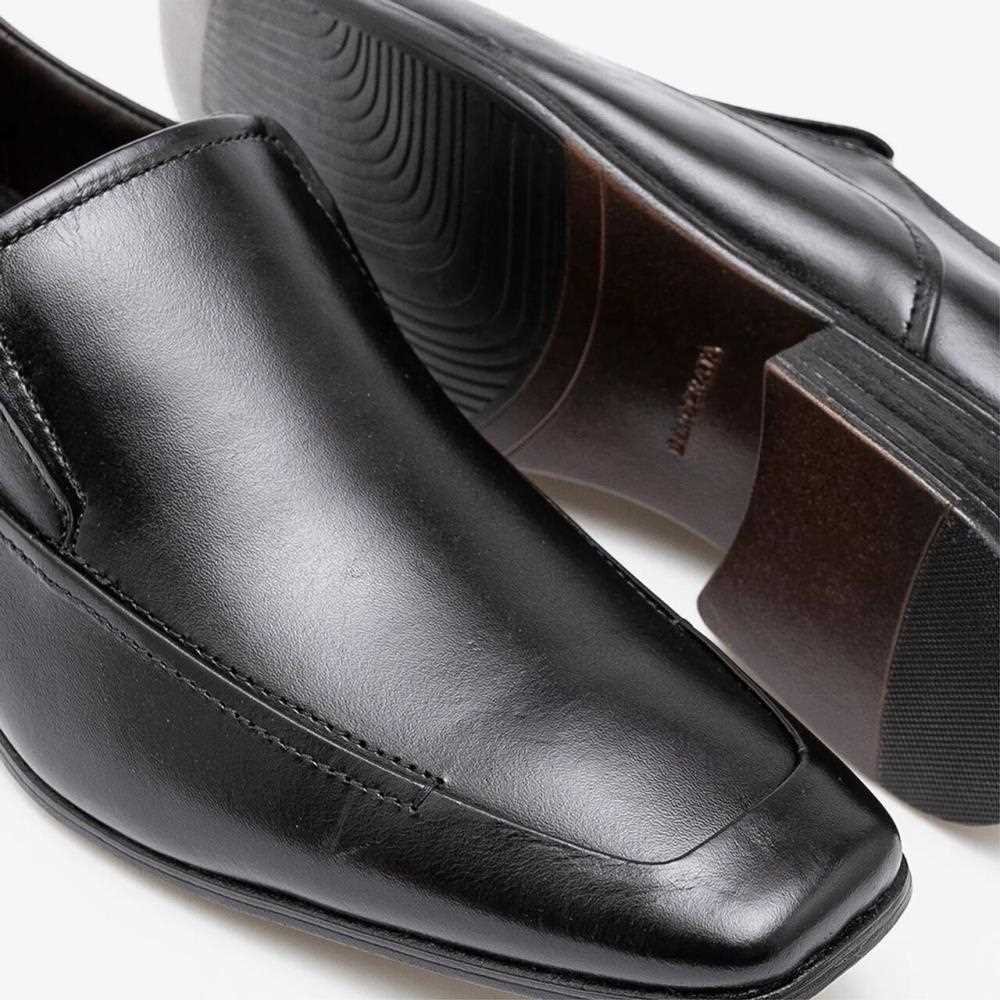 Sapato Social Democrata Masculino em Couro Preto 3