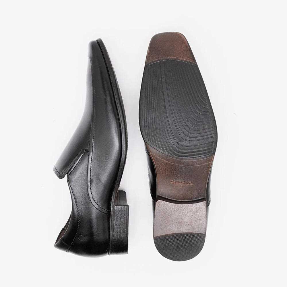 Sapato Social Democrata Masculino em Couro Preto 4