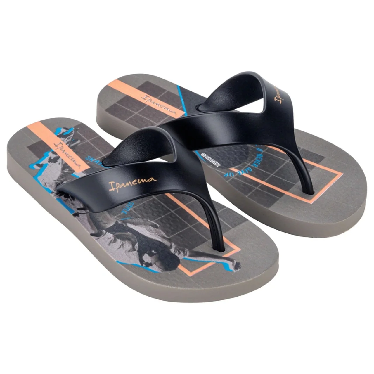 Chinelo Ipanema Deck Infantil Masculino Cinza 2