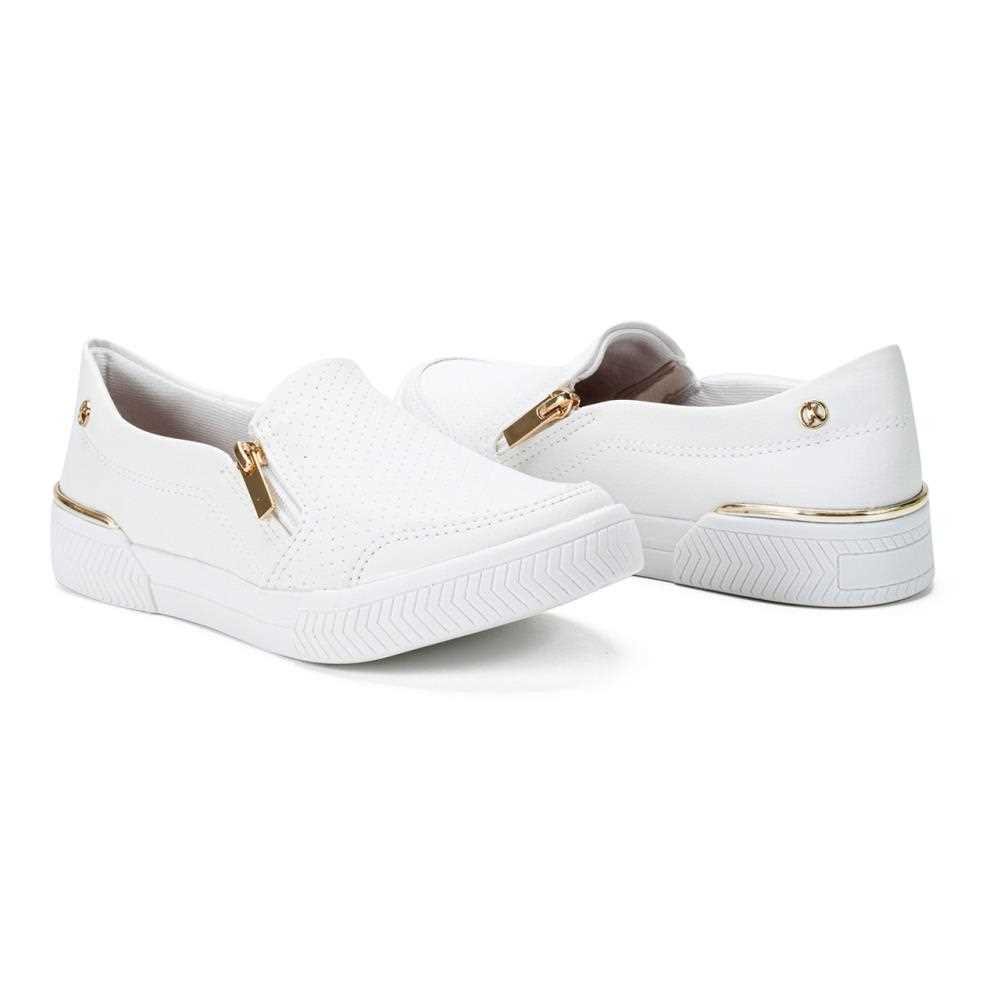 Tênis Slip On Kolosh Casual Feminino C3001A Branco 2