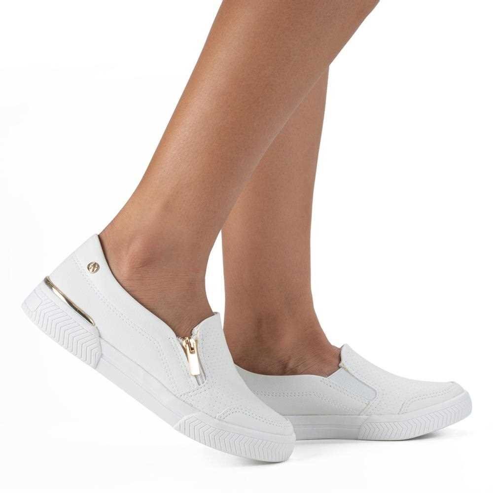 Tênis Slip On Kolosh Casual Feminino C3001A Branco 7