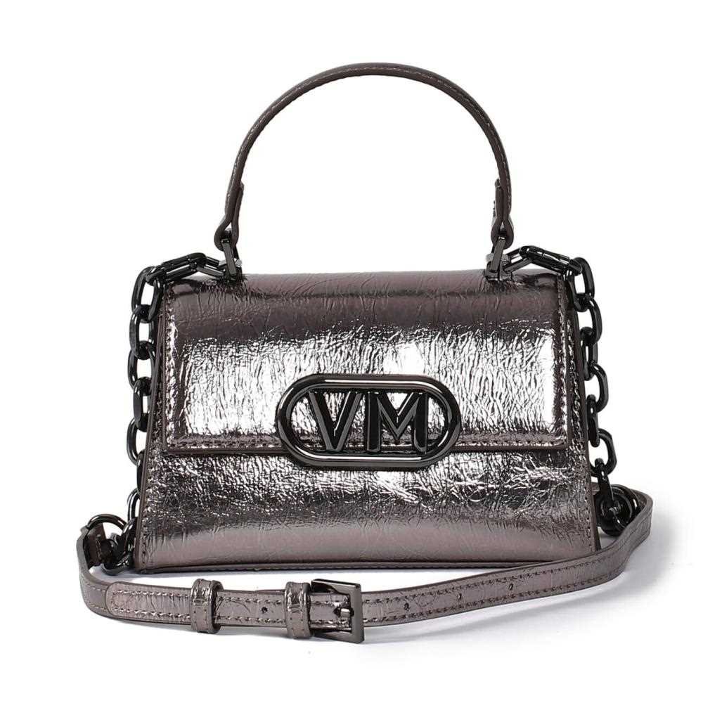 Bolsa Via Marte Tiracolo Pequena Feminina Prata 1