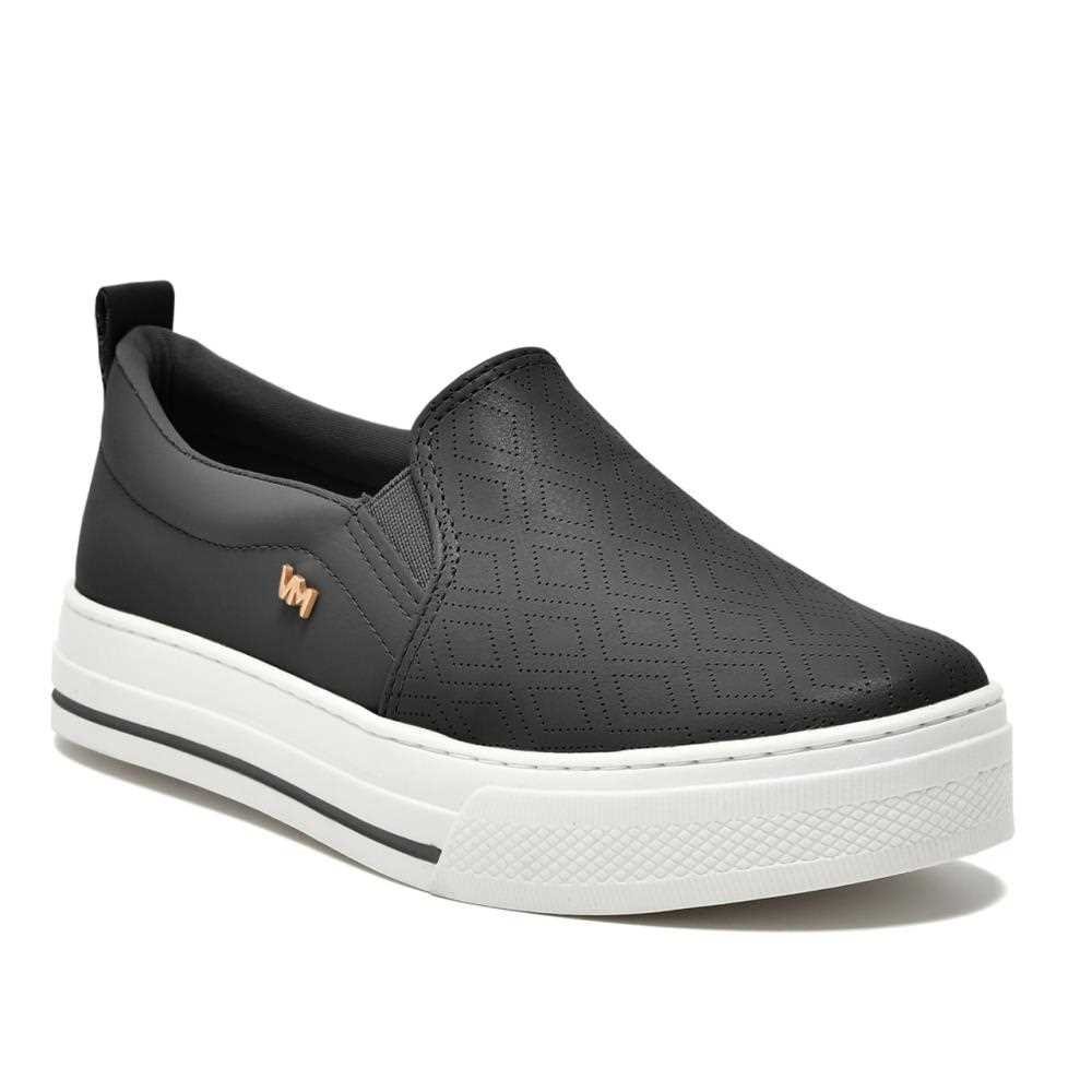 Tênis Slip On Via Marte Feminino 027-007-02 Preto 2