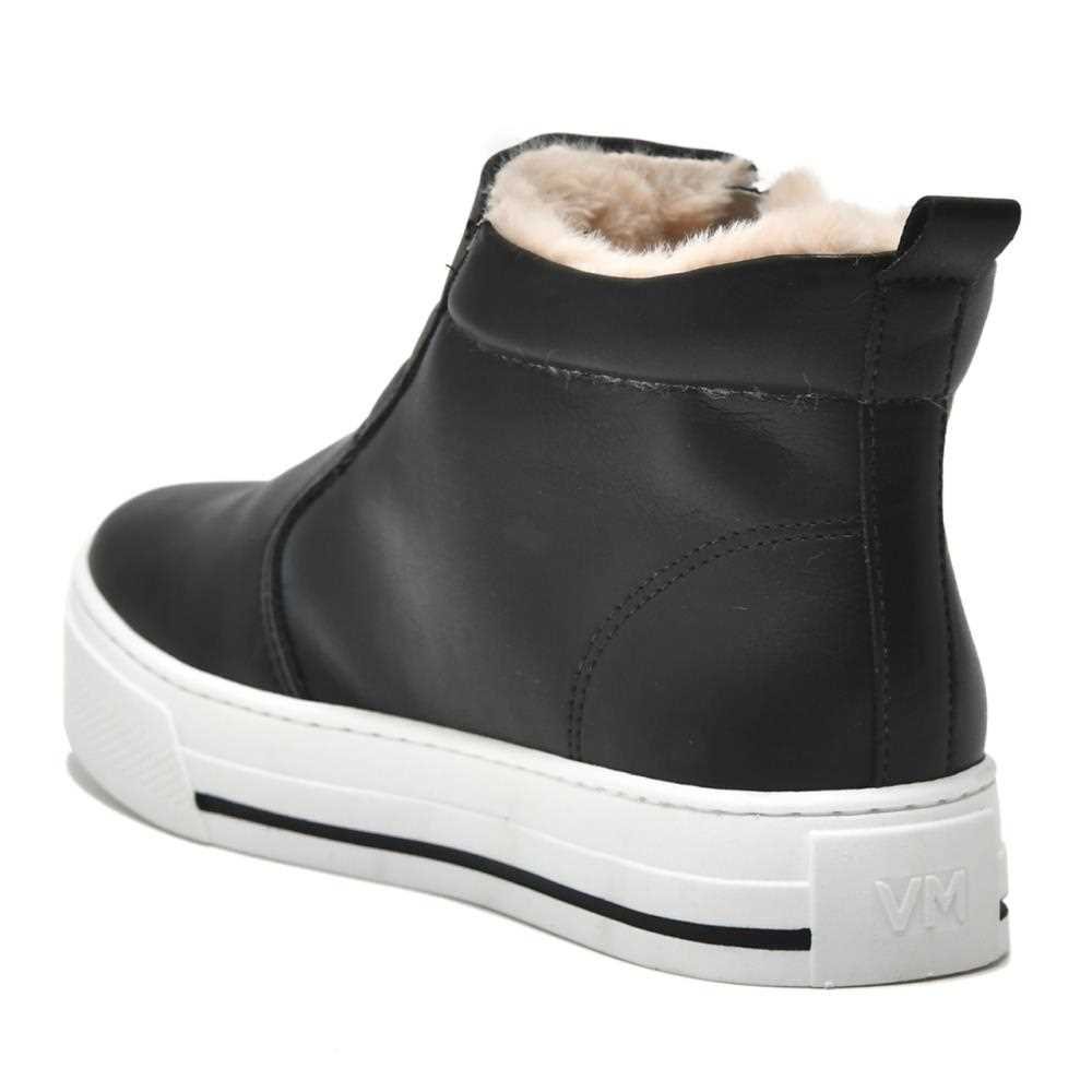 Tênis Cano Alto Via Marte Casual Feminino 030-001-02 Preto/Arenito 6