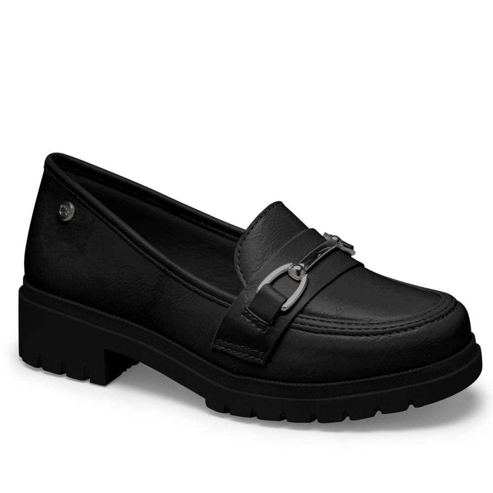 Mocassim Pink Cats Feminino Infantil V4073 Preto 2