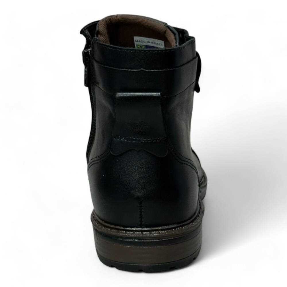 Coturno Mega Boots Masculino Couro 50002 Preto 4