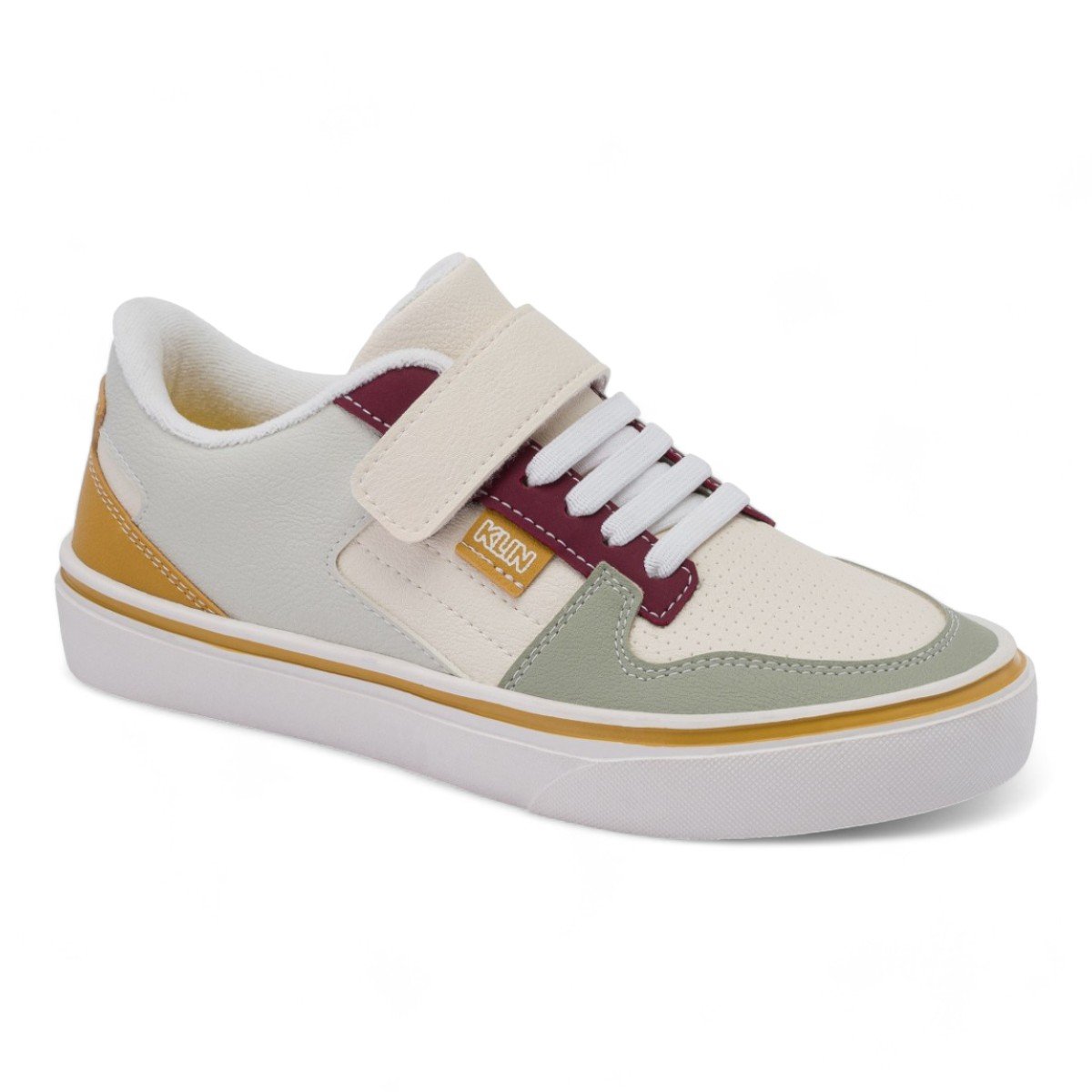 Tênis Klin Casual Masculino Infantil Branco 1