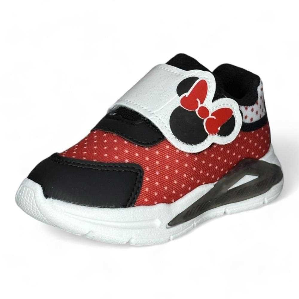 Tênis Mini Pé Feminino Infantil Preto/Vermelho 2