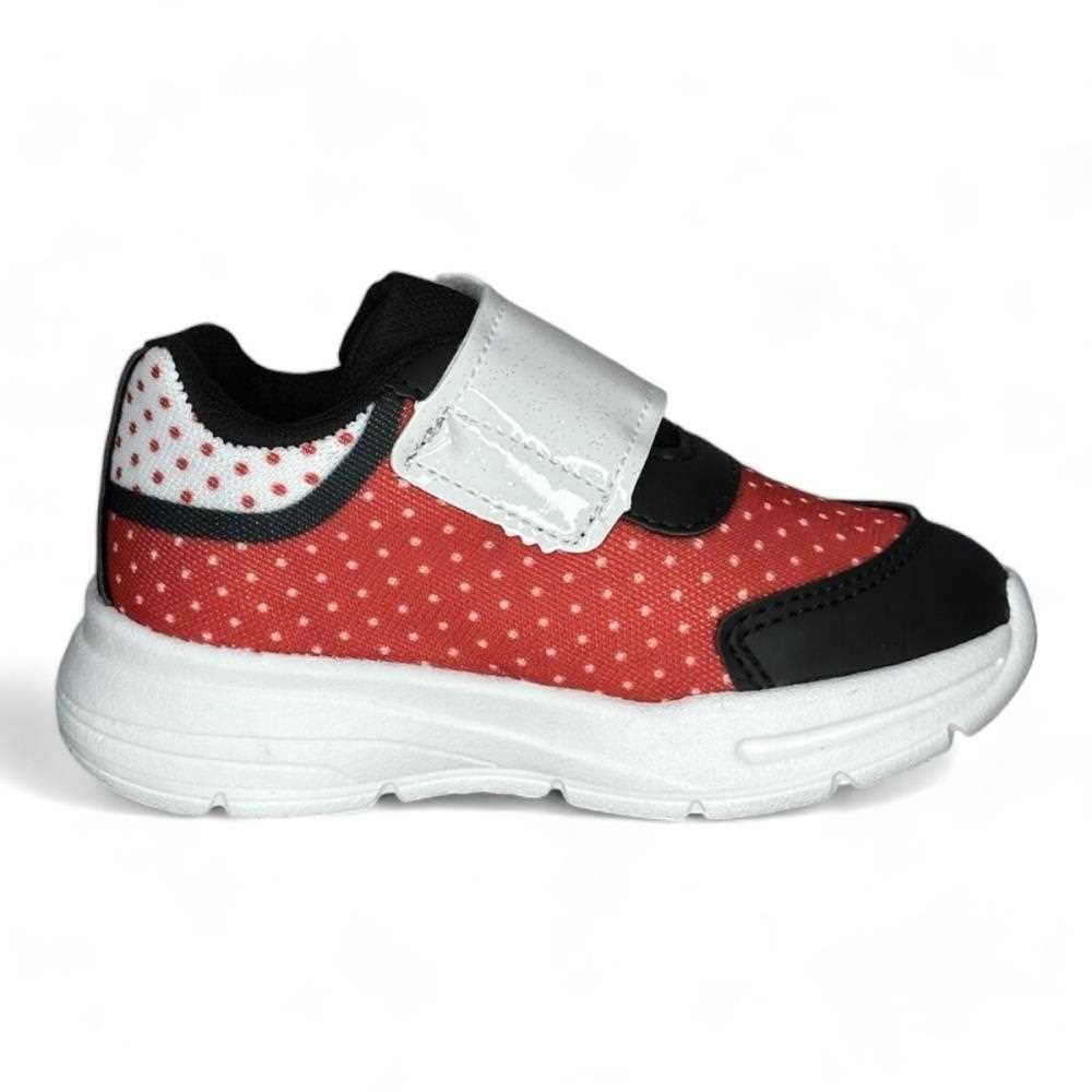Tênis Mini Pé Feminino Infantil Preto/Vermelho 3