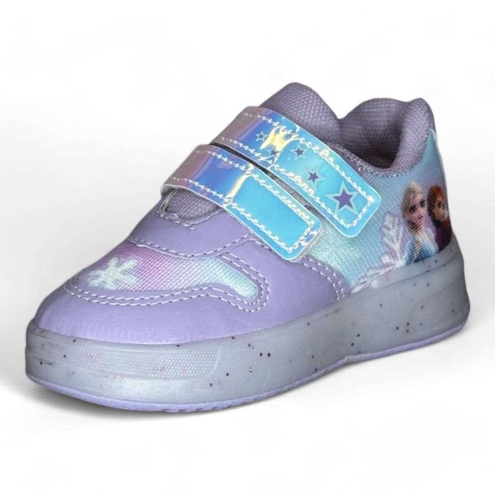 Tênis Mini Pé Feminino Infantil com Luz Lilás 2