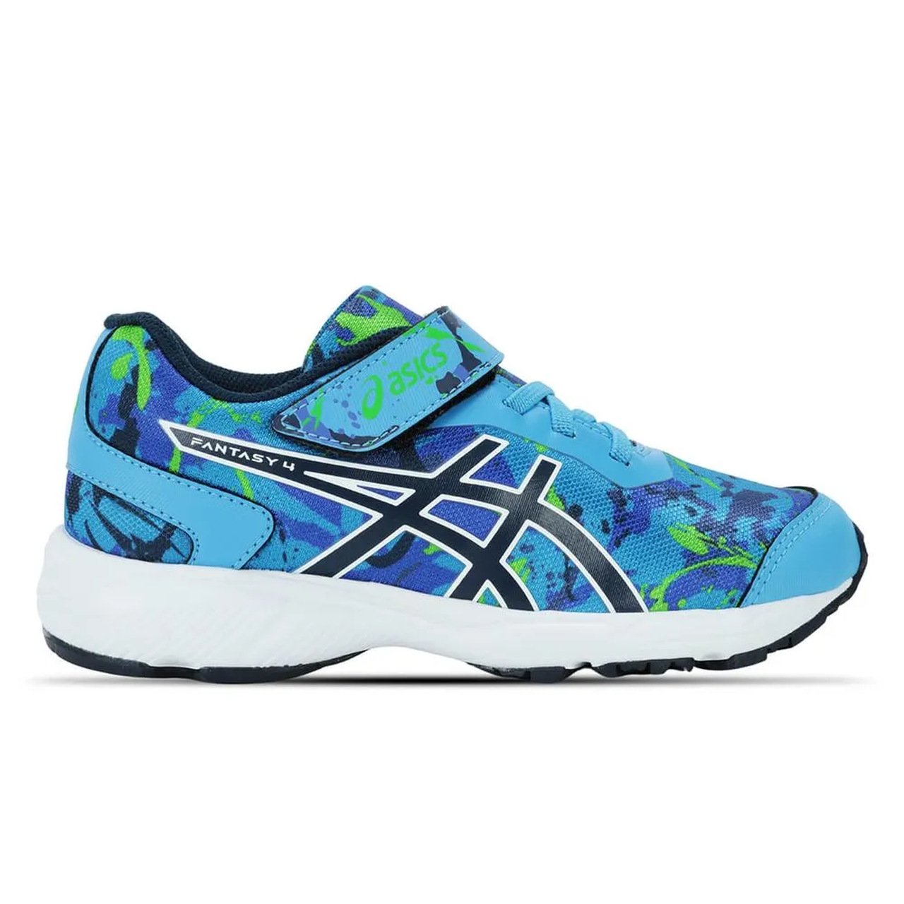 Tênis Asics Fantasy 4 Infantil Masculino Azul 1