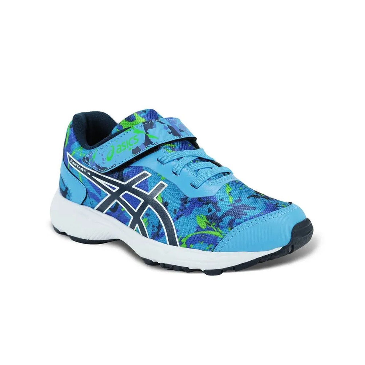 Tênis Asics Fantasy 4 Infantil Masculino Azul 3