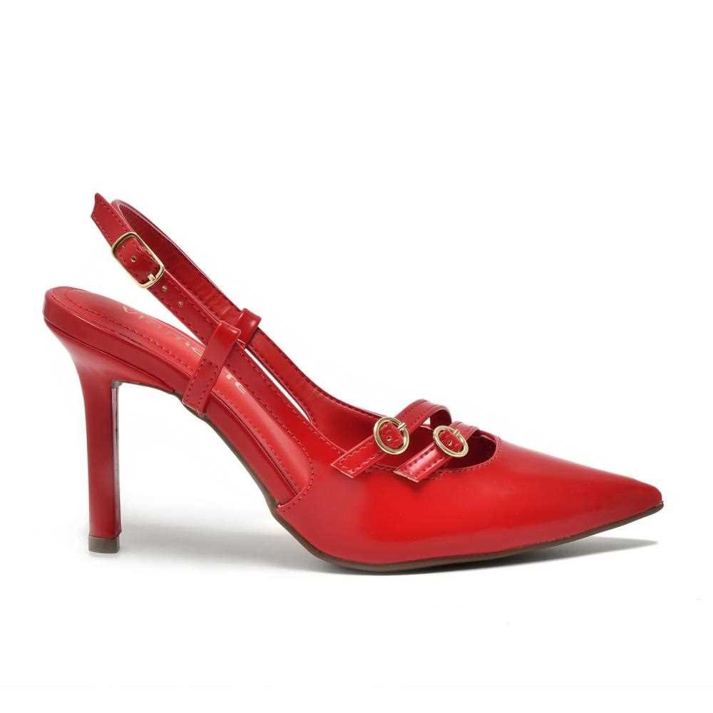 Sapato Scarpin Via Marte Feminino 044-007-01 Vermelho 2
