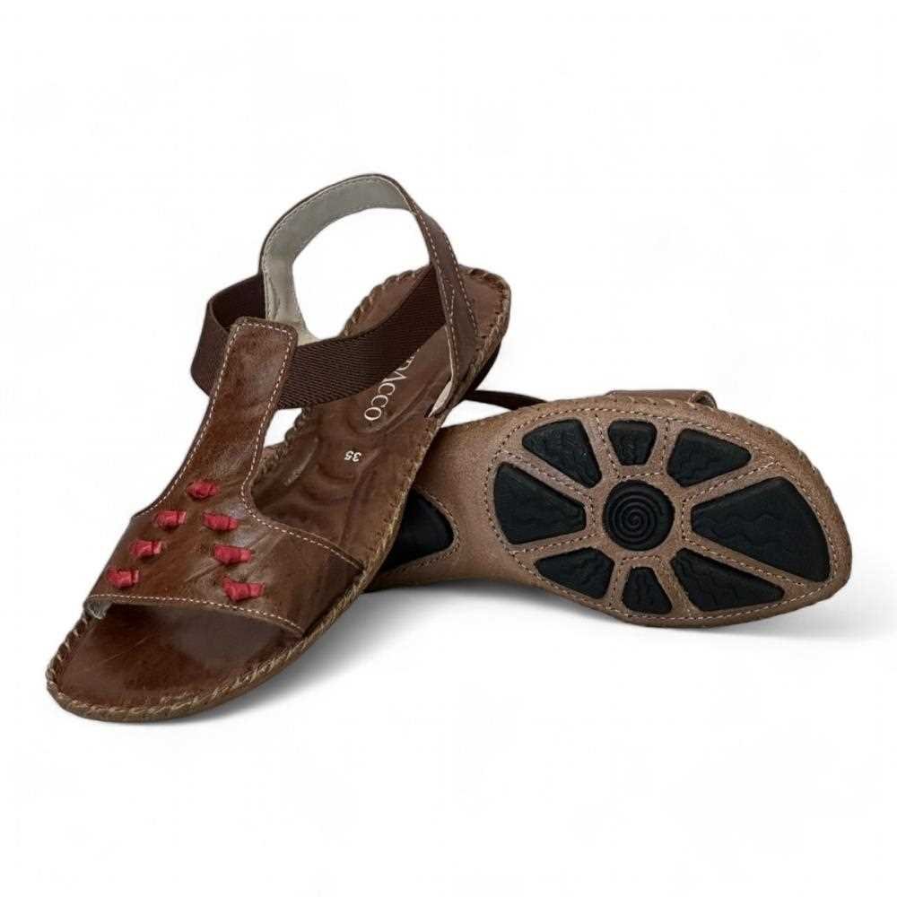 Sandália Andacco Rasteira Feminina 12377 Marrom 2