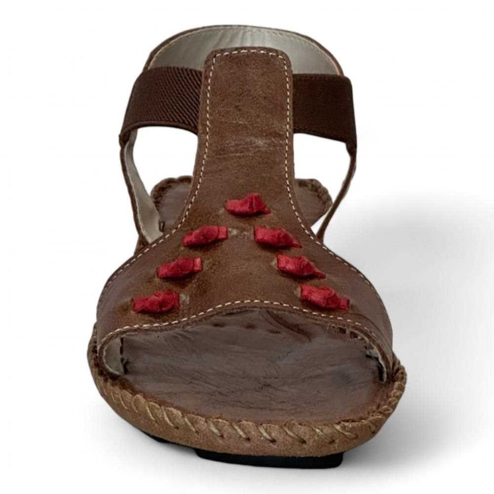 Sandália Andacco Rasteira Feminina 12377 Marrom 4