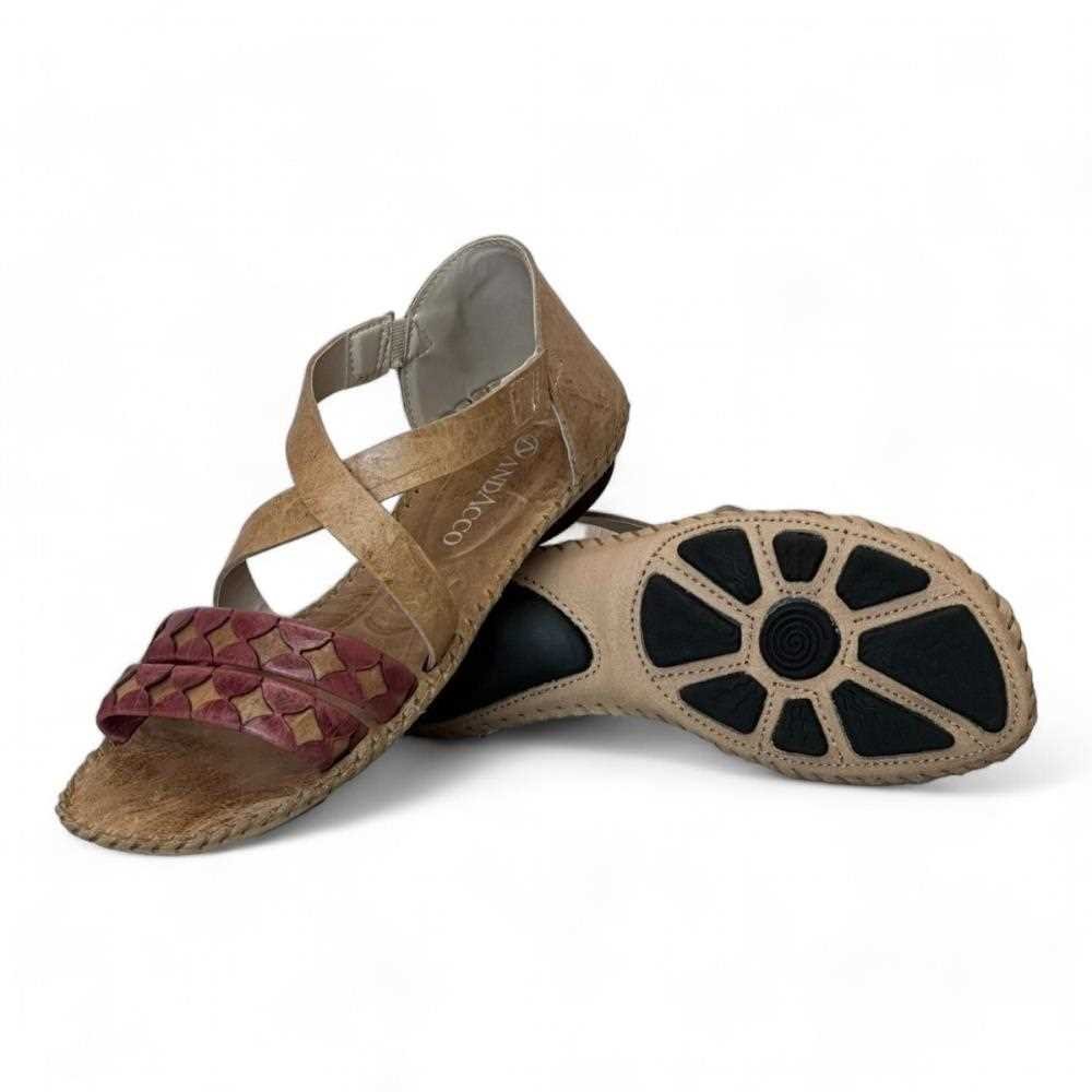 Sandália Andacco Rasteira Feminina 12380 Marrom 2