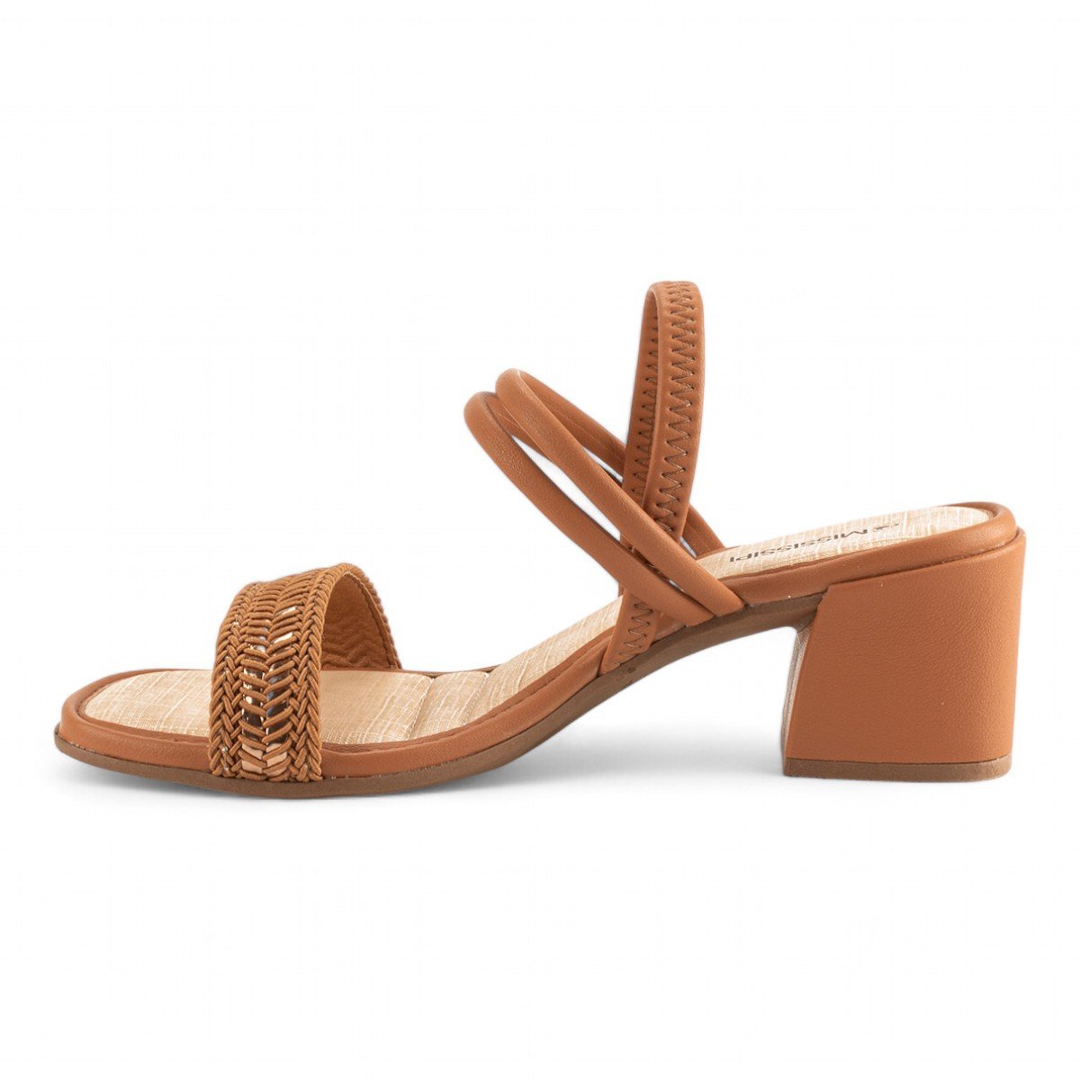 Sandália Mississipi Salto Bloco Feminina Marrom 4
