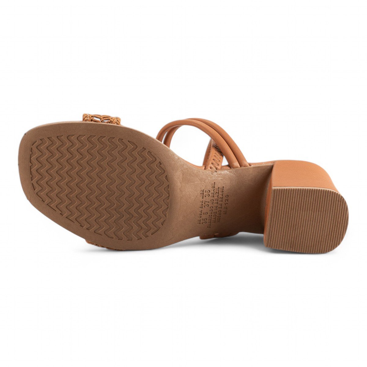 Sandália Mississipi Salto Bloco Feminina Marrom 5