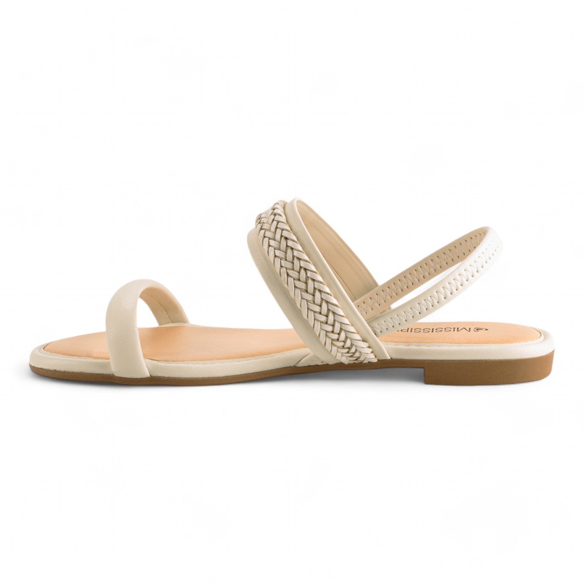 Sandália Mississipi Rasteira Feminina Branco 4