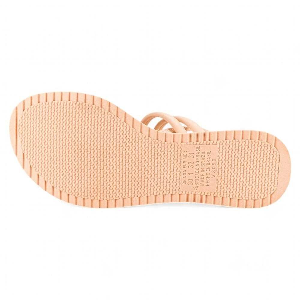 Sandália Rasteira Pink Cats Feminina Infantil V4611 Laranja 4