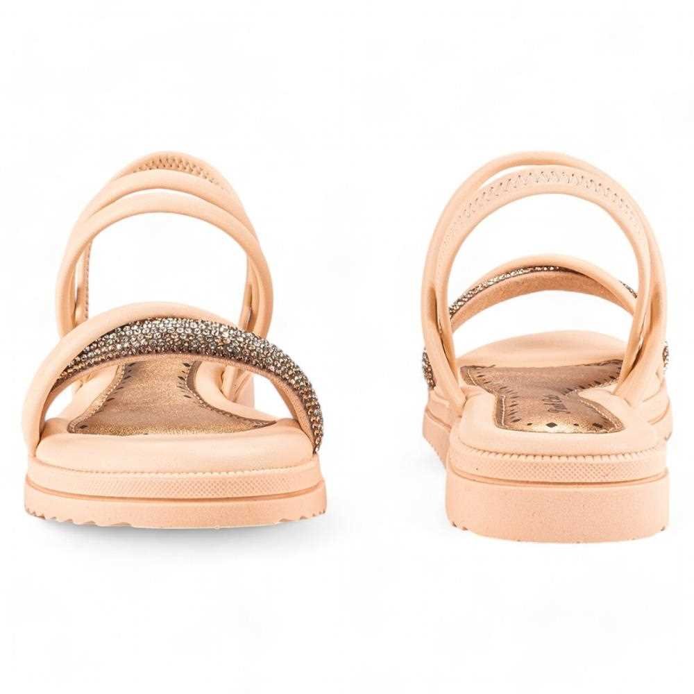 Sandália Rasteira Pink Cats Feminina Infantil V4611 Laranja 5