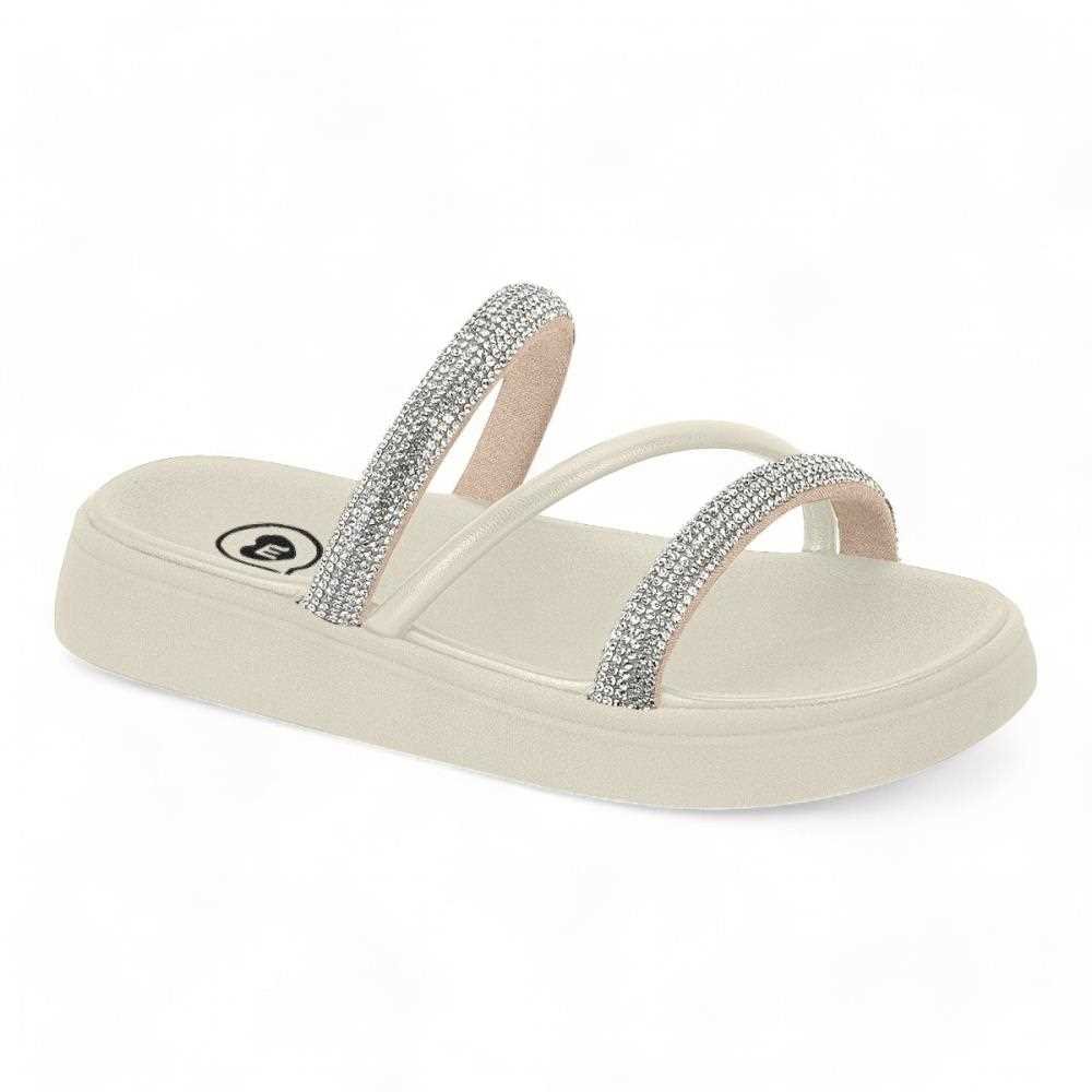 Chinelo Slide Molekinha Feminino Infantil 2358.100 Branco 2
