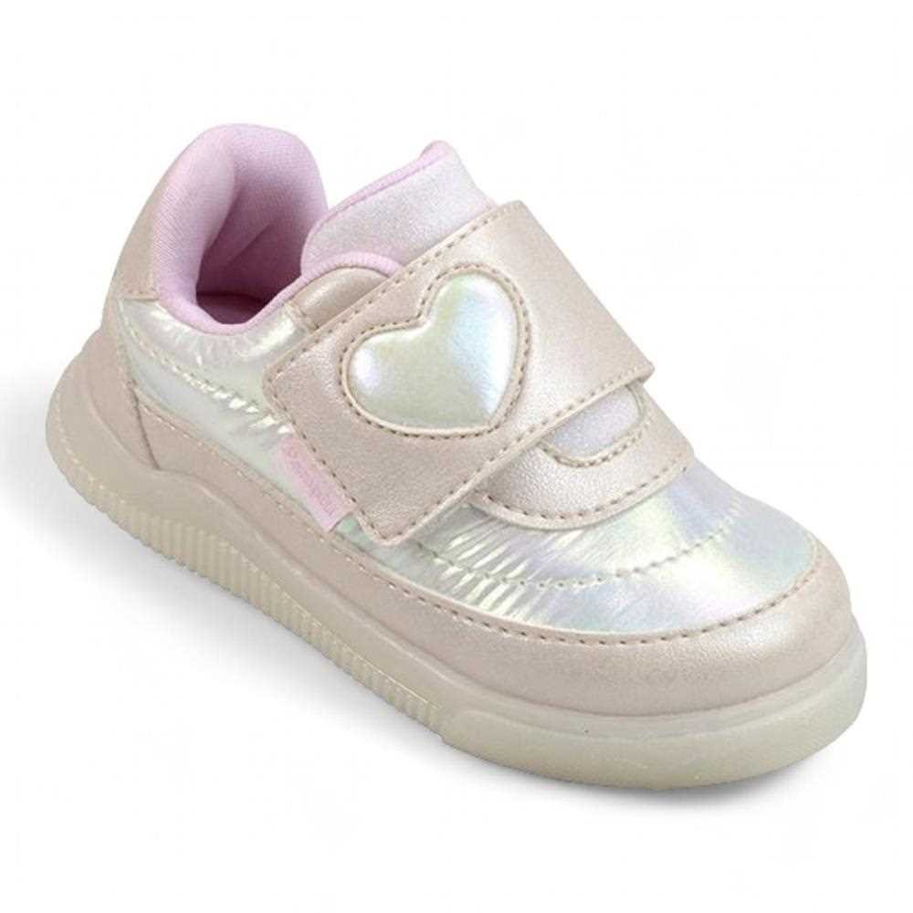 Tênis Pampili Casual Feminino Infantil 699.043 Bege 2