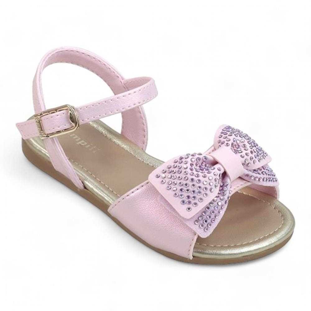 Sandália Pampili Rasteira Feminina Infantil 642.082 Rosa 2