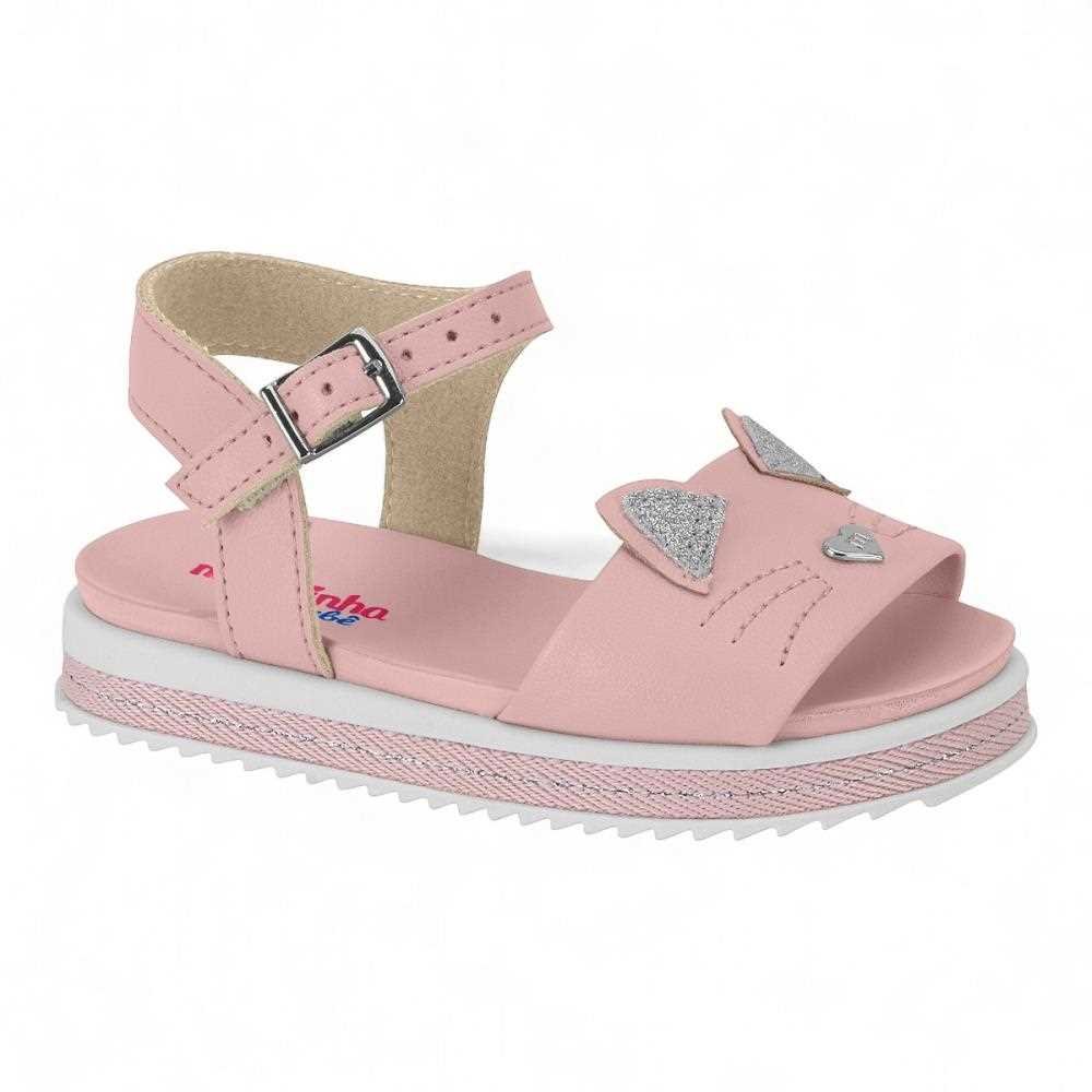 Sandália Molekinha Feminina Infantil 2724.215 Rosa 2