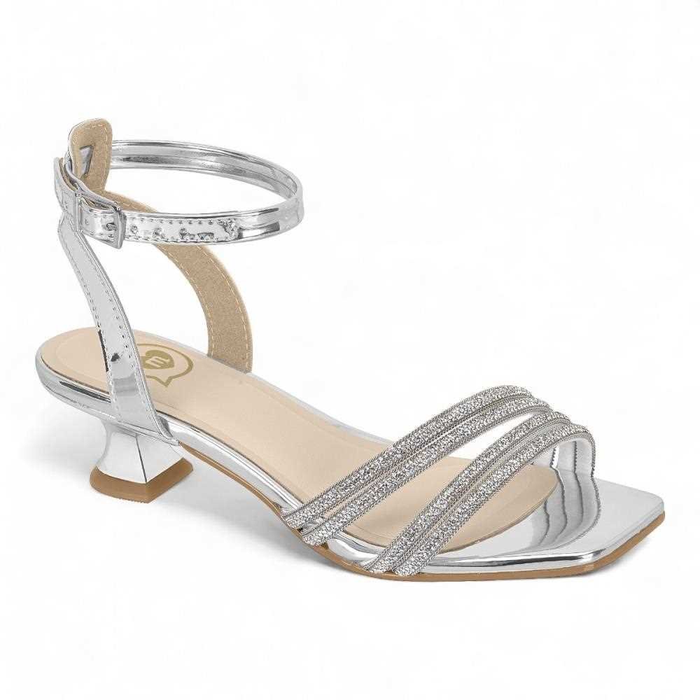 Sandália Molekinha Feminina Infantil 2363.203 Prata 2