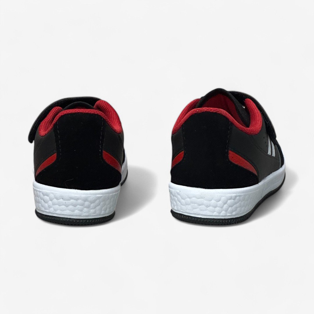 Tênis Via Vip Masculino Infantil Preto/Vermelho 4