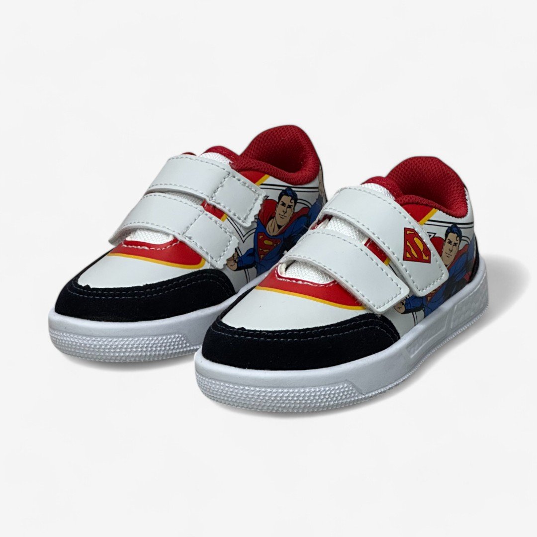 Tênis Via Vip Superman Masculino Infantil Branco 3