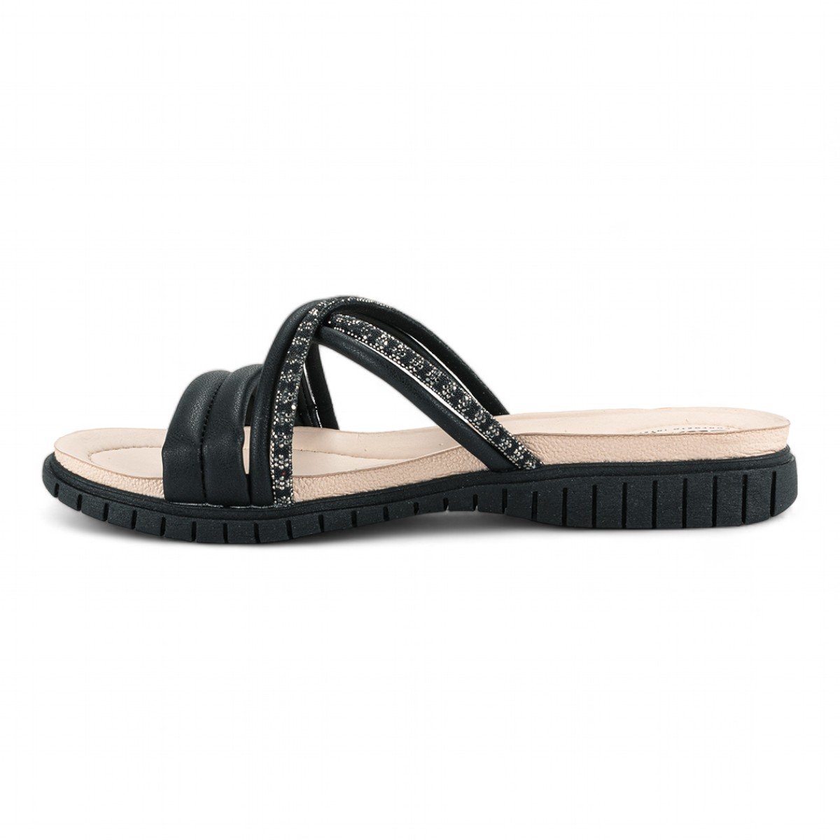 Chinelo Slide Campesí Feminina Conforto CP221 Preto 4