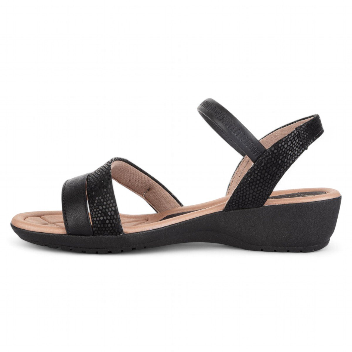 Sandália Campesí Anabela Feminina CP151 Preto 5