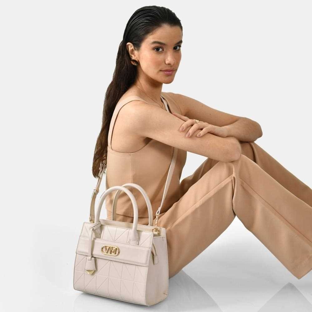 Bolsa Via Marte Feminina Creme 7