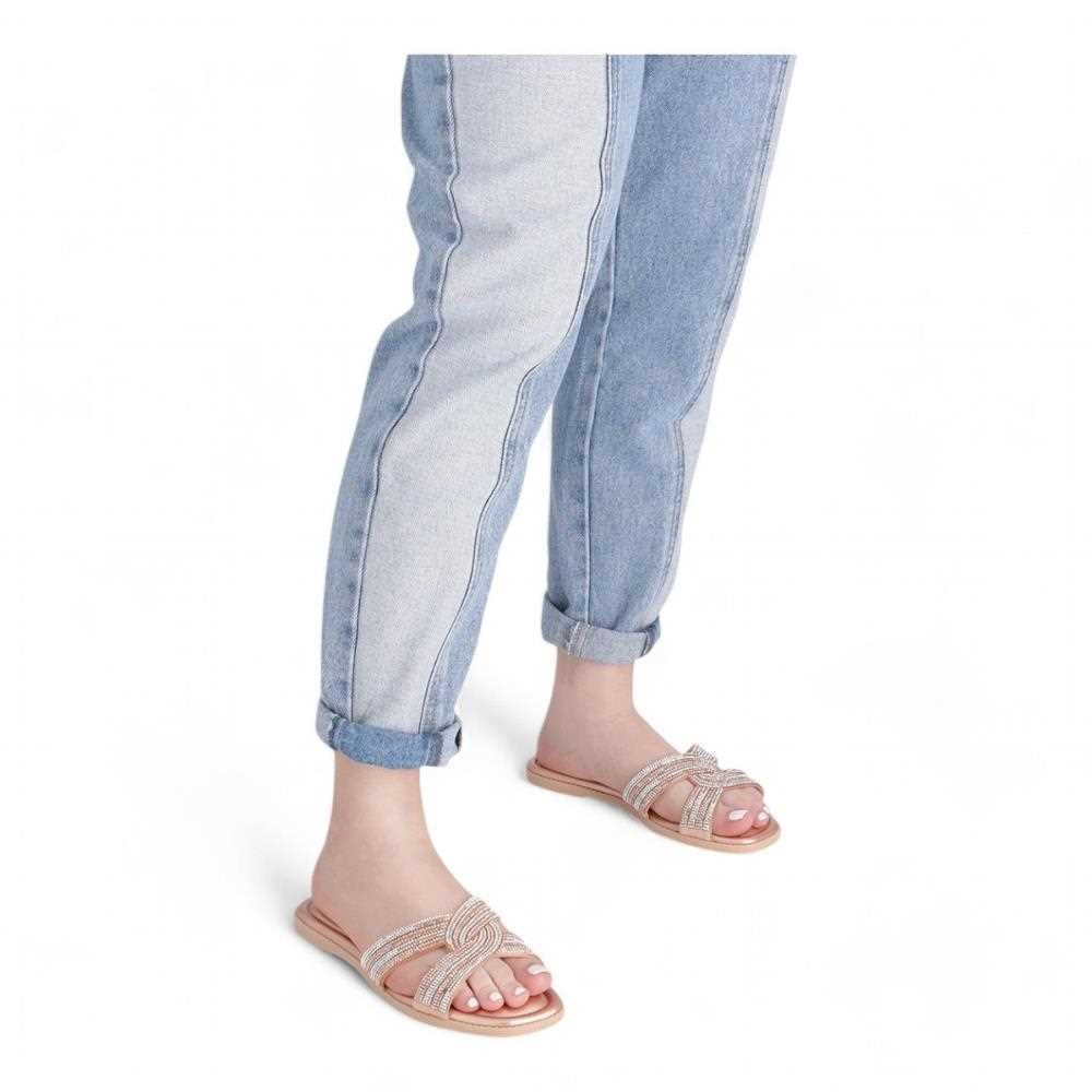 Chinelo Slide Piccadilly Feminino Dourado 4