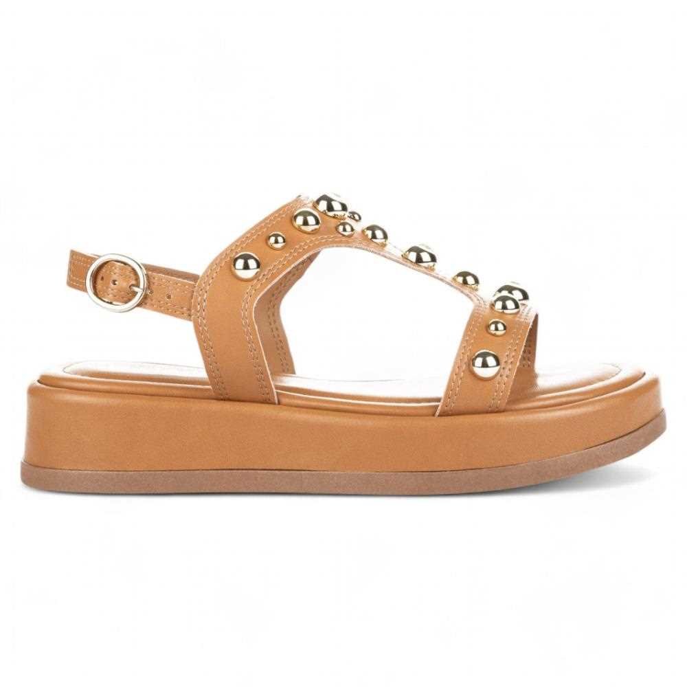 Sandália Tanara Flatform Feminina T8741 Marrom 1