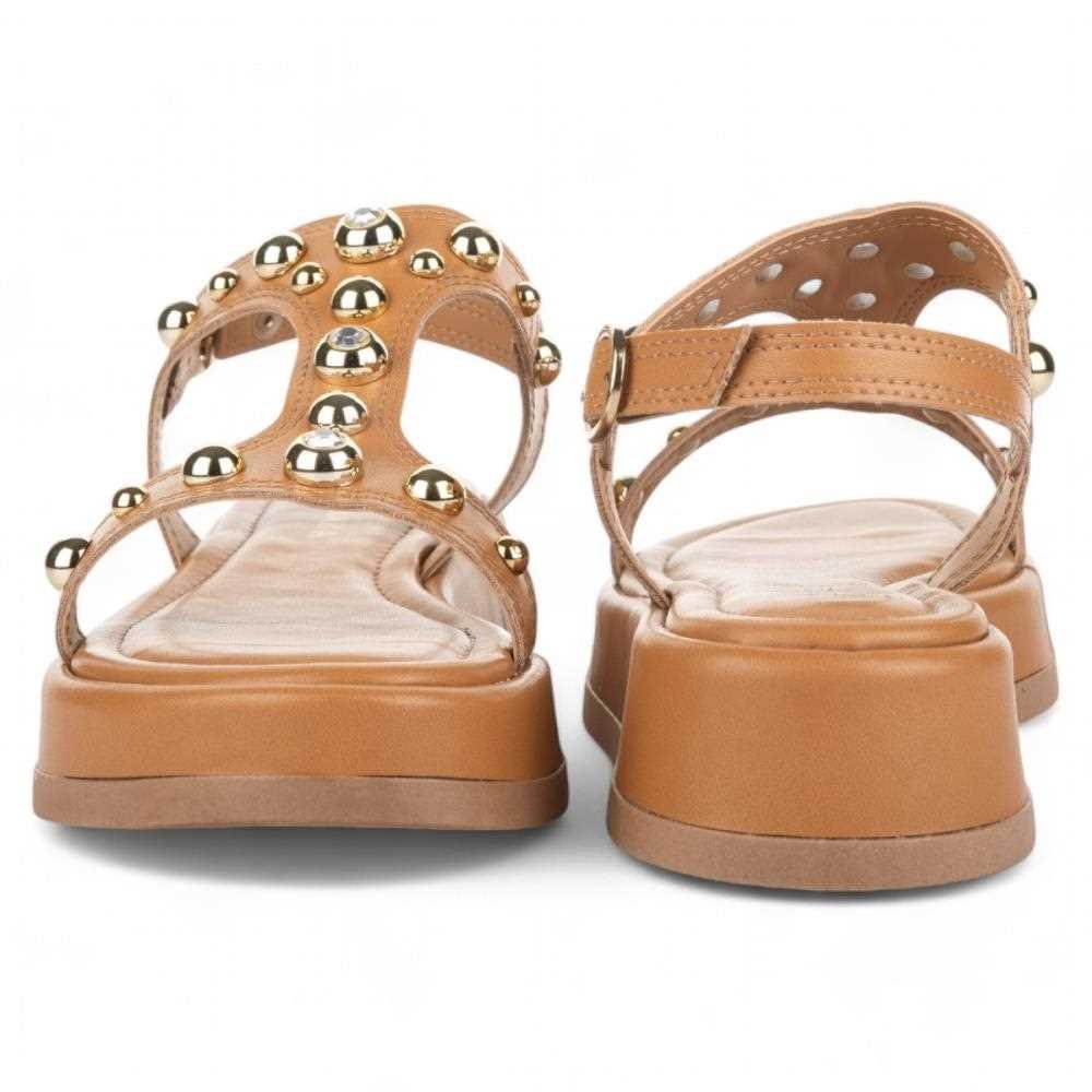 Sandália Tanara Flatform Feminina T8741 Marrom 5