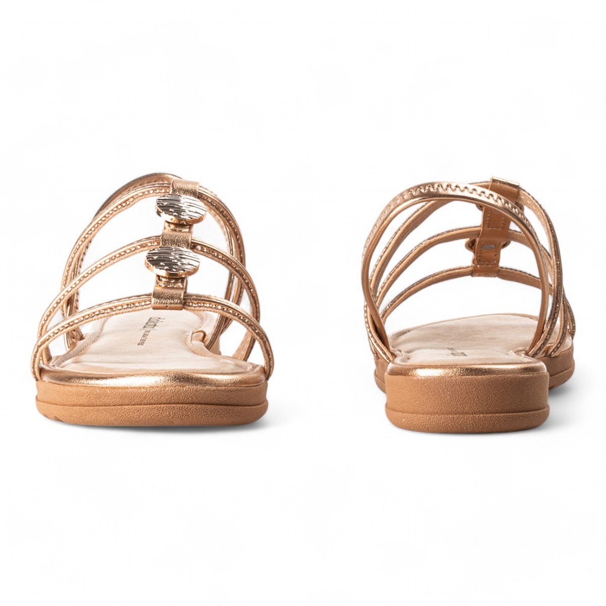 Sandália Rasteira Dakota Feminina Dourado 5