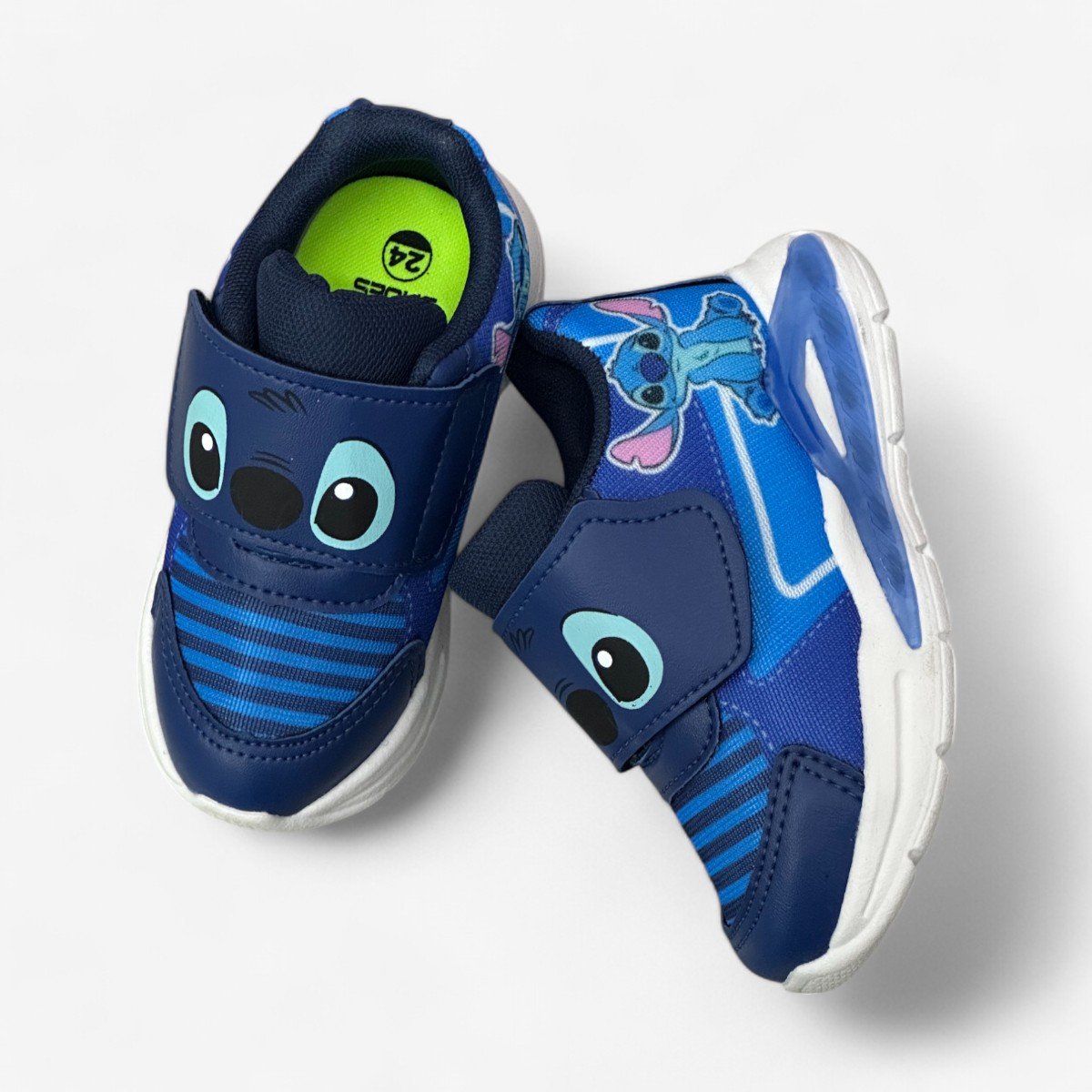 Tênis Mini Pé Masculino Infantil com Luz Royal/Marinho 4