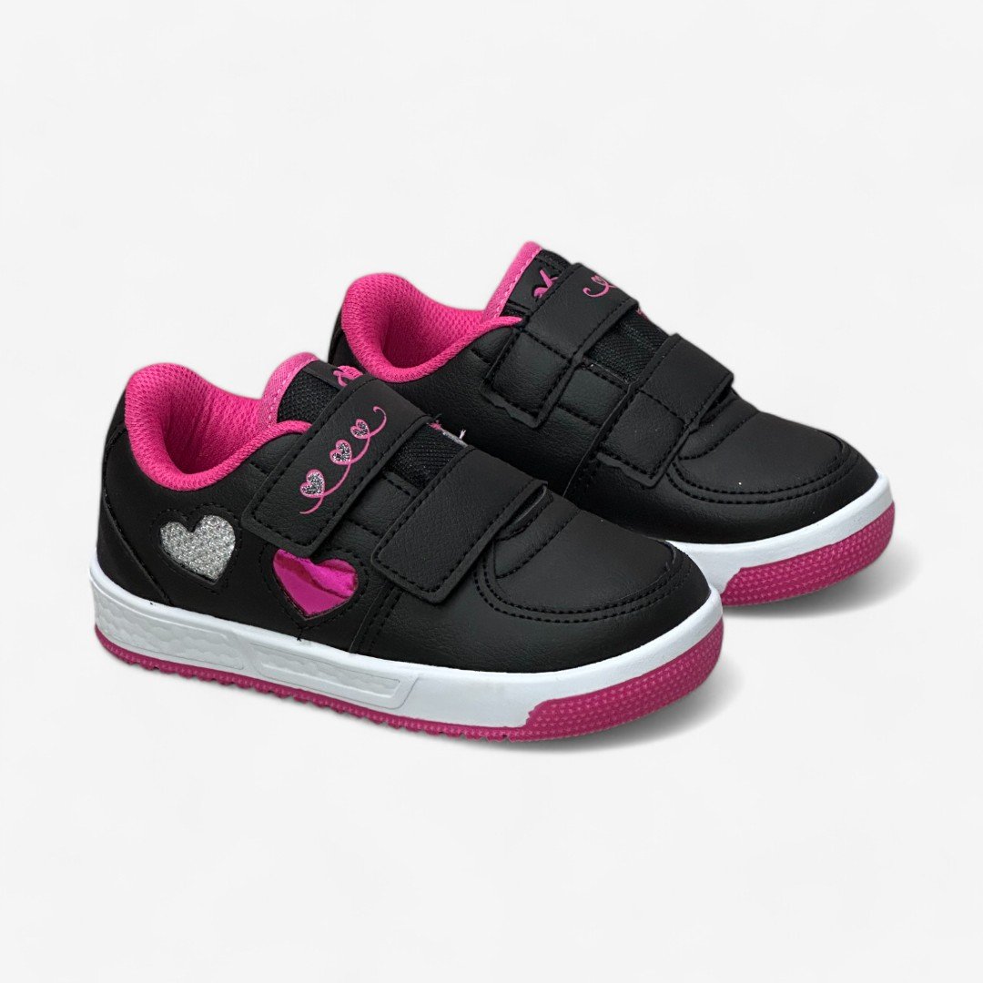 Tênis Via Vip Feminino Infantil Preto 2