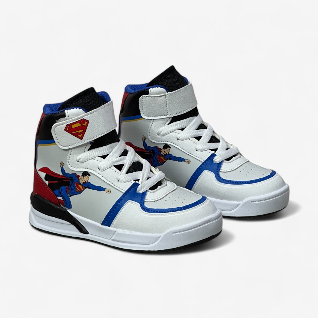 Tênis Via Vip Superman Masculino Infantil Branco 2
