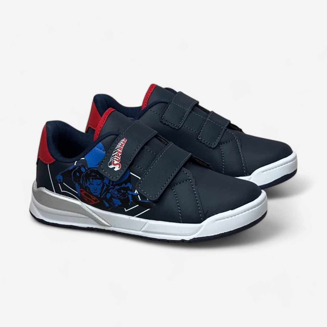 Tênis Via Vip Superman Masculino Infantil Azul 3