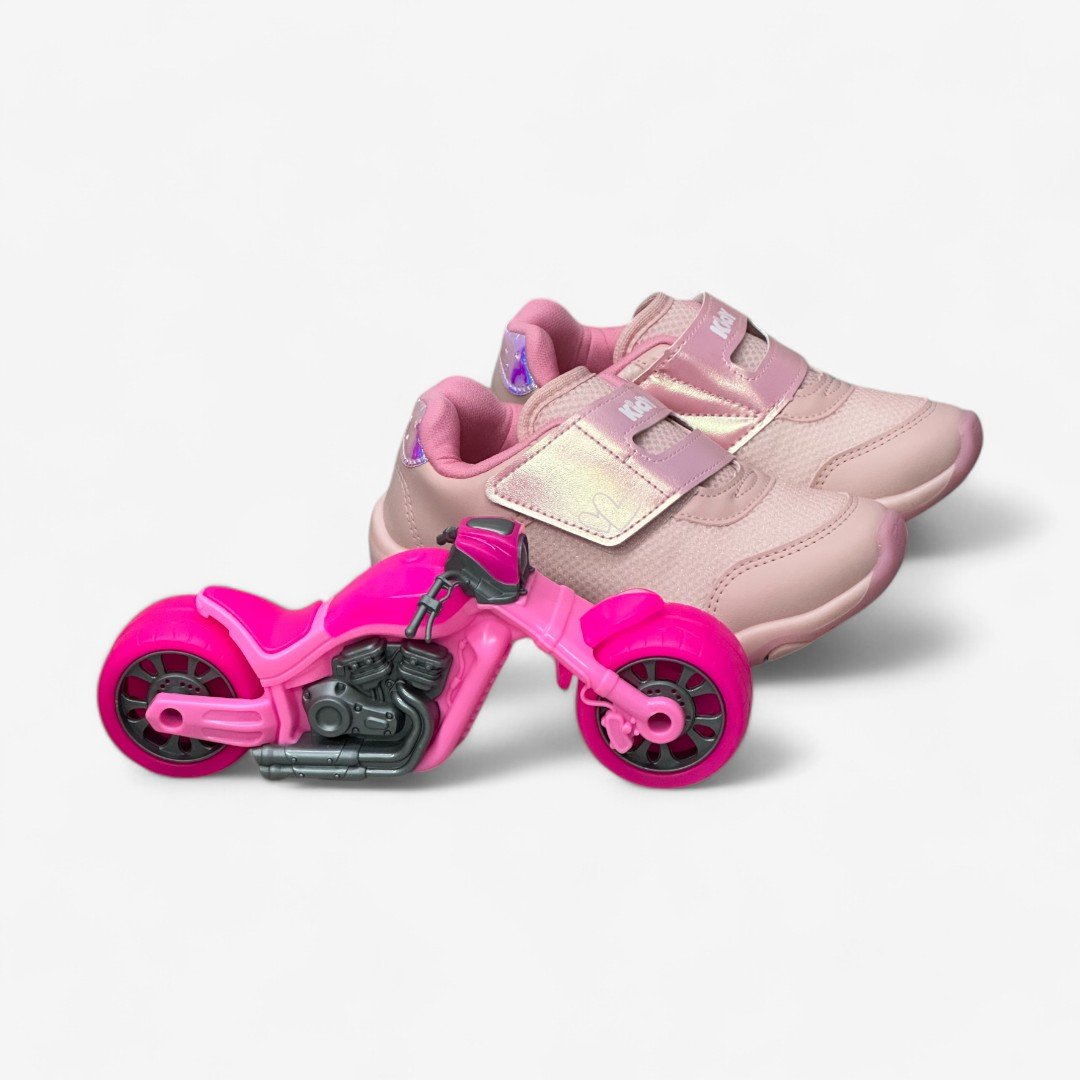 Tênis Kidy Play Respitec Feminino Infantil Rosa 2